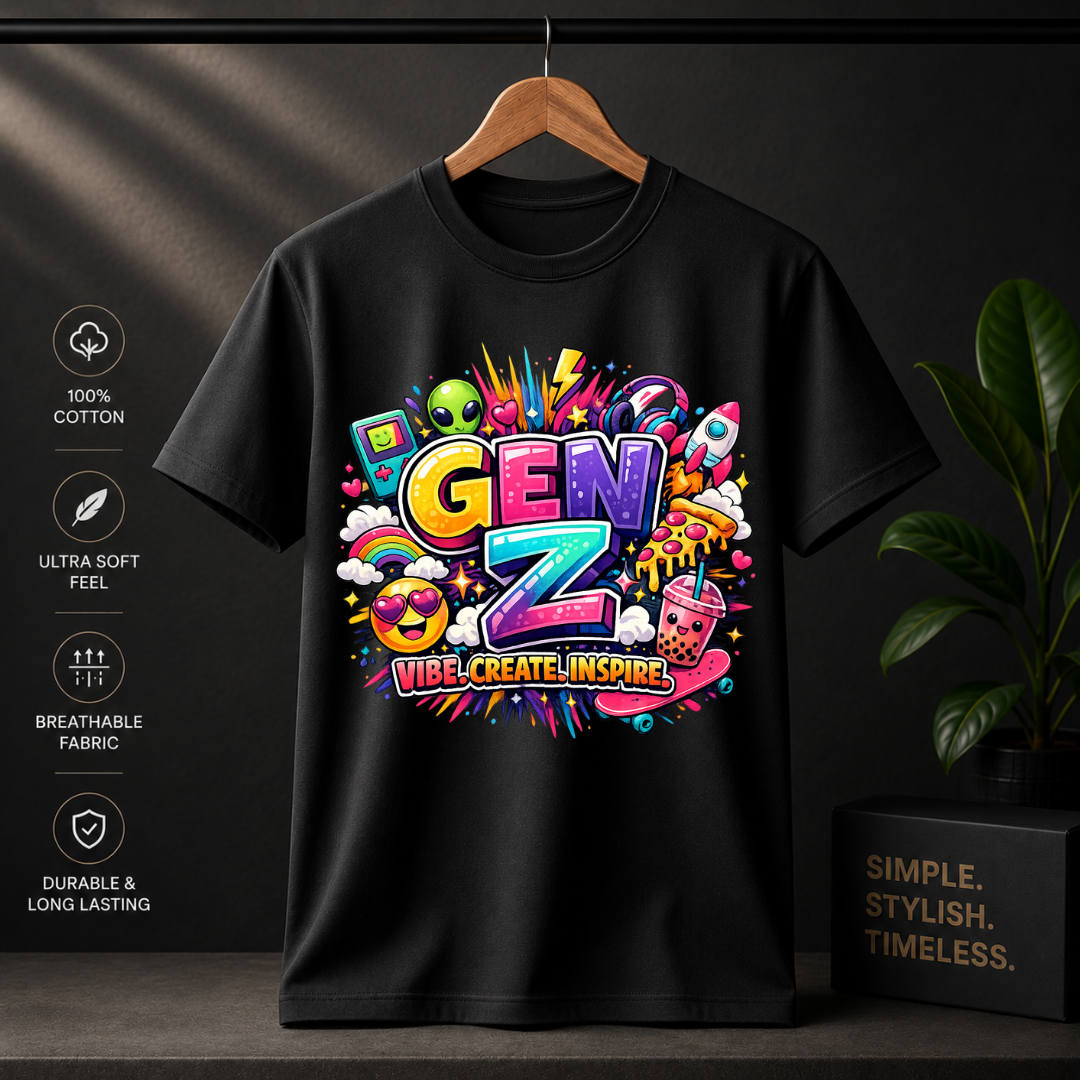 GEN Z VIBE CREATE INSPIRE T-SHIRT