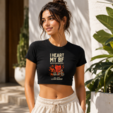 I HEART MY BF CROP TOP